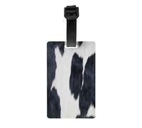 AUGUSTRUSH Étiquettes de bagage en PVC durable pour valises, sacs à dos, sacs de golf, étiquette d'identification de sac pour les essentiels de voyage à l'aéroport, avec sangle amovible