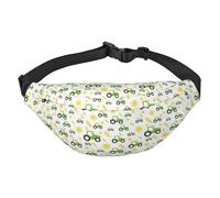 AUGUSTRUSH Sac banane tendance pour homme et femme, sac banane avec plusieurs poches et sangle réglable, léger et imperméable, grand sac banane pour le sport, la marche, la course à pied, Tracteur