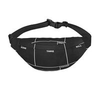 AUGUSTRUSH Sac banane tendance pour homme et femme, sac banane classique avec plusieurs poches et sangle réglable, léger, imperméable, grand sac banane pour le sport, la marche, la course à pied,