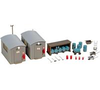 Auhagen 11478 H0 Hangar à tôle ondulée roulement à Huile