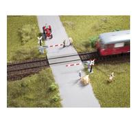 Auhagen 41625 Niveau Crossing avec moitié Barrière Kit de modelage