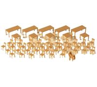 Auhagen 41671 Tables H0, chaises accessoire