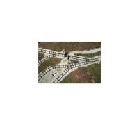 Auhagen 41701 Circuit De Train À Wagonnets Decauville H0f -Factice