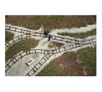 Auhagen 41701 Circuit de train à wagonnets Decauville H0f -Factice