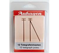 Auhagen 44 600 N 12 poteaux télégraphiques 1/160 1:160
