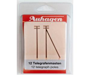 Auhagen 44 600 N 12 poteaux télégraphiques 1/160 1:160
