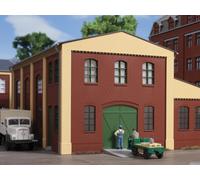 Auhagen 80518 OO/HO 2 Murs En Brique Rouge 2391A Avec Des Fenêtres Industrielles