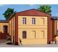 Auhagen 80601 HO Murs En Brique Avec Ouvertures De Fenêtres Jaunes (4Pc)