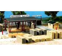 Auhagen Magasin de bois « Span & Co. » H0 11353