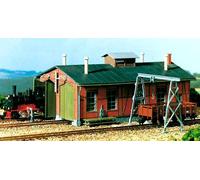 Auhagen H0 11355 : Hall de Quais pour Chemins de Fer de Voie Étroite