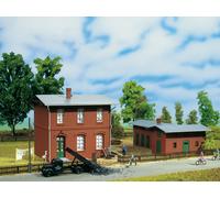 Auhagen H0 11389 - Ligne de Lok Avec Hangar Kit de Montage Produit Neuf