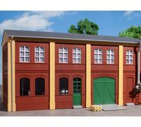 Auhagen kit 80507 Ho Brique Murs Avec Fenêtre Et Porte Ouvertures Rouge (6PC)