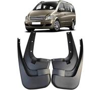 AUHOAZ Voiture Bavettes Garde Boue pour Mercedes Benz Vito Viano W639 2012-2015, Pare-éclaboussures Garde-Boue Avant Arrière Imperméable Protection Accessoire