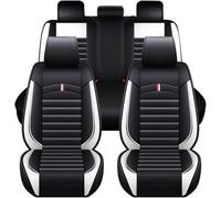 AUHOAZ Voiture Ensembles Housses Siège pour Chevrolet Camaro SS Shock ZL1 RS LT 1LE Z28, Cuir Haut Gamme sur Mesure Avant Arrière Protege Siege Respirant Antidérapant Housses Siège,Black White