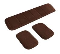 AUHOKY Lot de 2 repose-poignets ergonomiques pour ordinateur - Combinaison longue et courte pour clavier, tapis de coude pour bureau, travail, jeux - Mousse à mémoire de forme pour soulager les