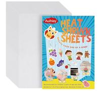 Auihiay 20 pièces de Feuilles de Plastique rétractable sablées, papiers de Films rétractables pour l'artisanat créatif pour Enfants, 14,5 x 20 cm / 5,7 x 7,9 Pouces