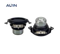 AUIN 2 pièces Haut-parleur HIFI large bande 1,75 pouce 4 Ohm 30 W, double aimant néodyme, longue course, basses puissantes, étanche, pour DIY Home Cinéma