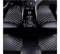 AUJAN 4 pièces Tapis De Sol Voiture pour Peugeot 208 2019 2020 2021 2022 2023 2024, Pied Doublure Moquette Protection Antidérapant Imperméable Plancher Accessoires,F Black Beige