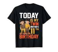 Aujourd'hui, c'est le 11e anniversaire de mon frère jumeau. Joyeux 11 ans T-Shirt