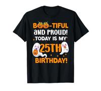 Aujourd'hui, C'est Mon Vingt-cinquième Anniversaire ! Fantôme, Anniversaire, Halloween T-Shirt