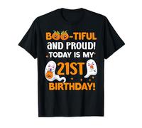 Aujourd'hui, C'est Mon Vingt et unième Anniversaire ! Fantôme, Anniversaire, Halloween T-Shirt