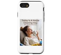 Aujourd'hui, C'est Une journée de ménage avec CoffeeDay Vibes Coque pour iPhone SE (2020) / 7/8