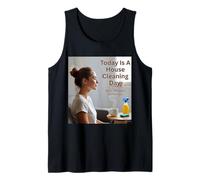 Aujourd'hui, C'est Une journée de ménage avec CoffeeDay Vibes Débardeur
