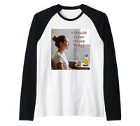 Aujourd'hui, C'est Une journée de ménage avec CoffeeDay Vibes Manche Raglan