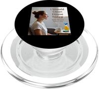 Aujourd'hui, C'est Une journée de ménage avec CoffeeDay Vibes PopSockets PopGrip pour MagSafe