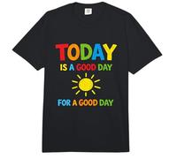 Aujourd'hui est Une Bonne journée, Un état d'esprit Positif, Une Source d'inspiration et de Motivation Comfort Colors Adult Heavyweight T-Shirt