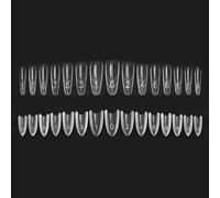 AUJOURD'HUI - Extension d'ongles 240pcs | ABS Cover Full Cover Naill Moule, ongles Crafting Structure du sandwich, gel polymère unghe, pointes de gel naill