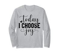 Aujourd'hui, Je Choisis la Joie, chrétiens, Hommes et Femmes, reconnaissants, reconnaissants. Manche Longue