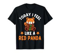 Aujourd'hui, je me sens comme un panda roux T-Shirt