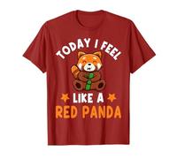 Aujourd'hui, Je me Sens comme Un Panda Roux T-Shirt