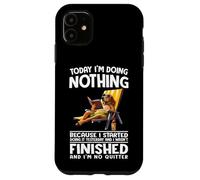 Aujourd'hui, Je ne Fais Rien Parce Que J'Ai commencé à Le Faire Hier Coque pour iPhone 11