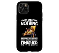 Aujourd'hui, Je ne Fais Rien Parce Que J'Ai commencé à Le Faire Hier Coque pour iPhone 11 Pro