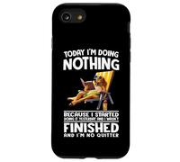 Aujourd'hui, Je ne Fais Rien Parce Que J'Ai commencé à Le Faire Hier Coque pour iPhone SE (2020) / 7/8