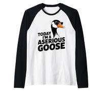 Aujourd'hui, Je suis Une Amoureuse sérieuse des oies, des oies d'oie drôles Manche Raglan