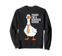 Aujourd'hui, Je suis Une oie sérieuse, Funny Goose & Goose Pun, Goose Sweatshirt