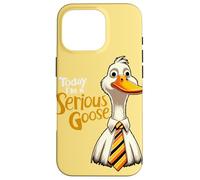 Aujourd'hui, Je suis Une oie sérieuse. Oie drôle Coque pour iPhone 16 Pro
