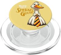Aujourd'hui, Je suis Une oie sérieuse. Oie drôle PopSockets PopGrip pour MagSafe