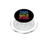 Aujourd'hui, Je Vais en Donner Un Peu - Funny Sarcasm PopSockets PopGrip pour MagSafe