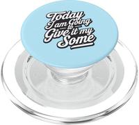 Aujourd'hui, Je Vais Lui Donner Un drôle de Sarcasme à Faible Effort PopSockets PopGrip pour MagSafe