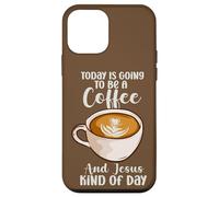 Aujourd'hui, pour Les croyants, ce Sera Une journée du Genre « Café et Jésus » Coque pour iPhone 12 Mini