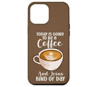 Aujourd'hui, pour Les croyants, ce Sera Une journée du Genre « Café et Jésus » Coque pour iPhone 12 Pro Max