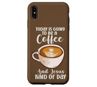 Aujourd'hui, pour Les croyants, ce Sera Une journée du Genre « Café et Jésus » Coque pour iPhone XS Max