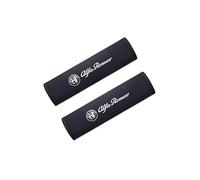 AUJSHDH 2 Pieces Voiture Protege Ceinture de Securit Coussin, pour Alfa Romeo Giulia 952 2016-2023 2024 Cuir PU Amovible Confortable Epaulieres De Ceinture Securite