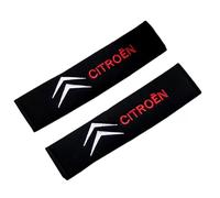 AUJSHDH 2 Pieces Voiture Protege Ceinture de Securit Coussin, pour Citroen DS7 Crossback 2018+ Cuir PU Amovible Confortable Epaulieres De Ceinture Securite