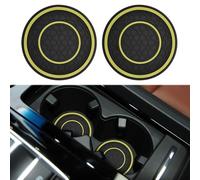 AUJSHDH Pièces Dessous de Verre Voiture, pour Citroen C4 Grand SpaceTourer/SpaceTourer Universel Anti Dérapant Silicone sous Verres Voiture, Accessoire Intérieur Voiture,E