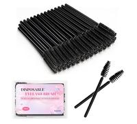 Aujzoo Lot de 40 pinceaux à cils, pinceaux à sourcils, pinceaux à sourcils, brosse à huile de ricin, outils de maquillage cosmétiques